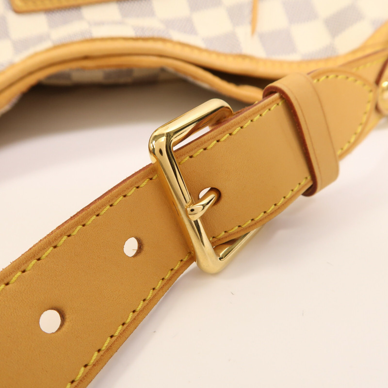 LOUIS VUITTON Damier Azur Galliera PM金扣肩背袋-10