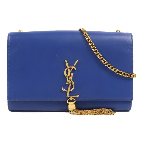 SAINT LAURENT 牛皮皮革Kate金扣鏈帶肩背袋