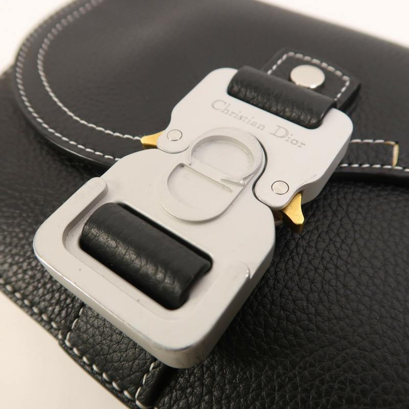 Dior 牛皮皮革Mini Saddle Messenger肩背袋-9