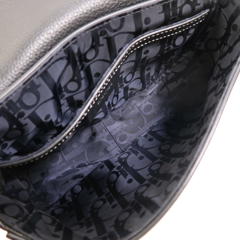 Dior 牛皮皮革Mini Saddle Messenger肩背袋-12