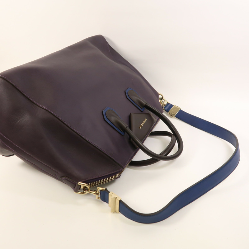 GIVENCHY 牛皮皮革Antigona Large金扣手挽肩背兩用袋-7