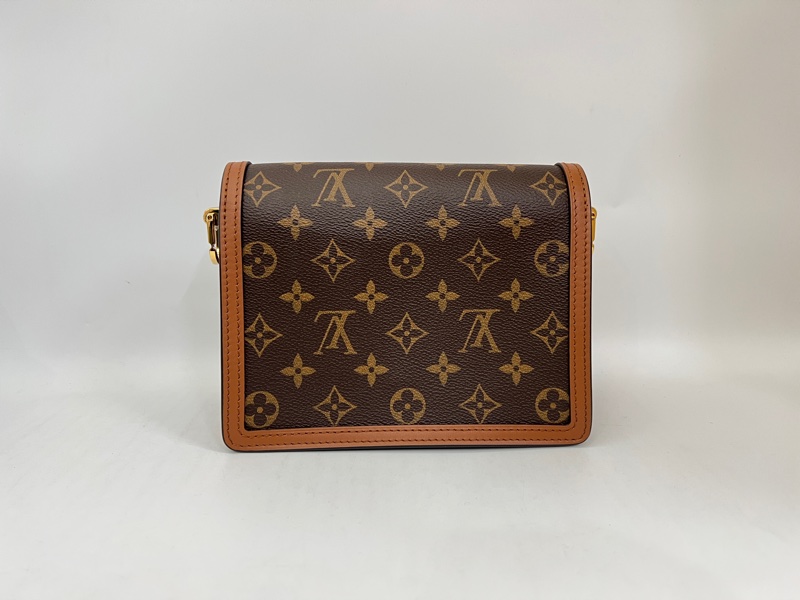 LV 雙色原花金釦Mini Dauph肩斜背包-1