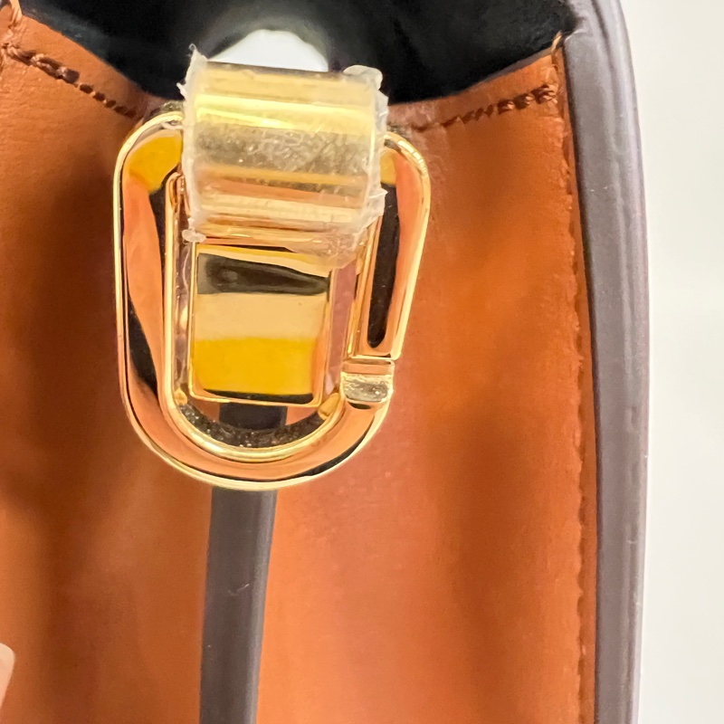 LV 雙色原花金釦Mini Dauph肩斜背包-12