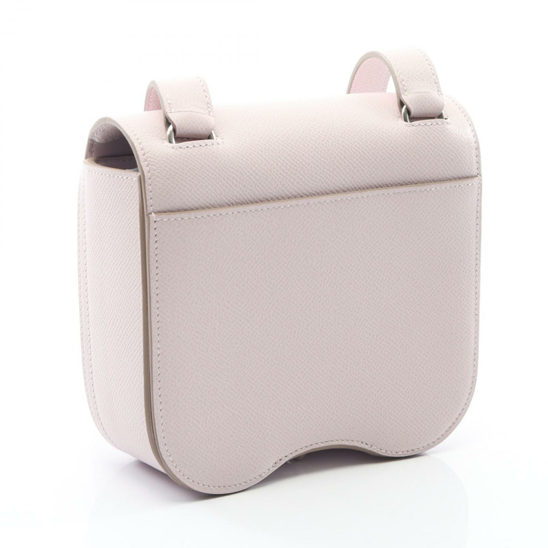 愛馬仕 (HERMES) della cavalleria 迷你肩包 Epsom 粉紅二手女款-1