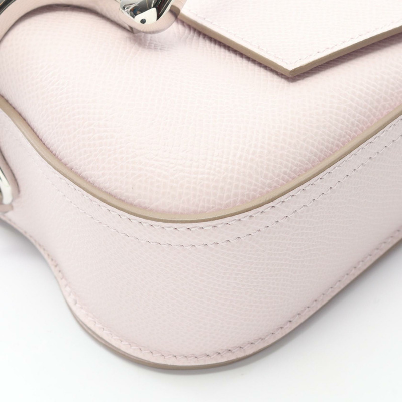 愛馬仕 (HERMES) della cavalleria 迷你肩包 Epsom 粉紅二手女款-5