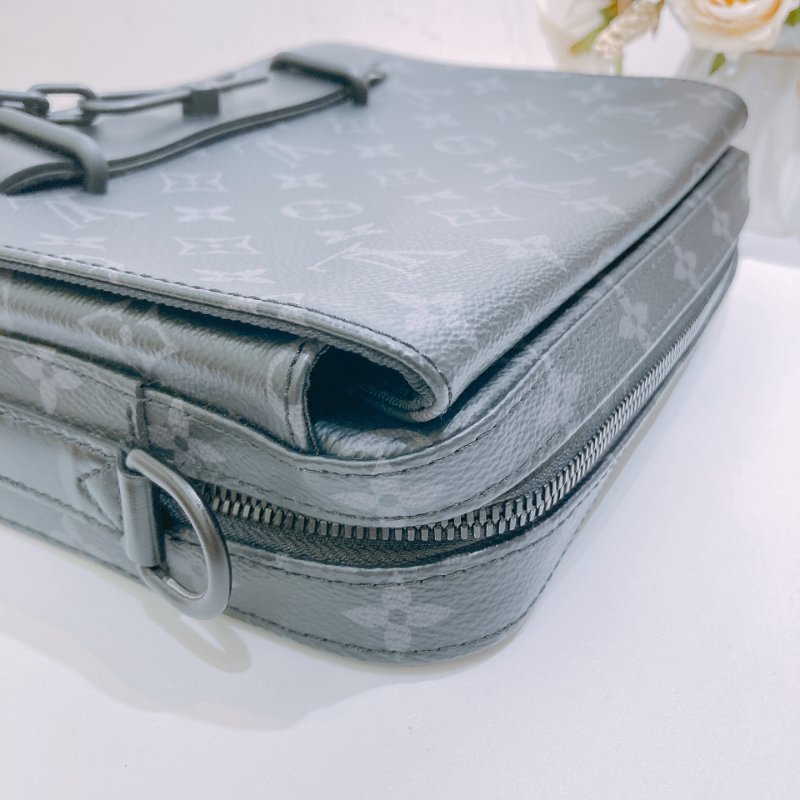 Louis Vuitton M45585 Steamer Shoulder Bag Monogram Eclipse-29