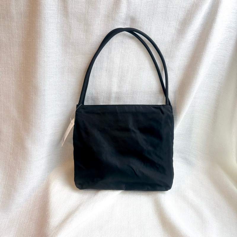 Prada 經典黑色尼龍托特包 Nylon tote bag 單肩包 手提包 23cm-3