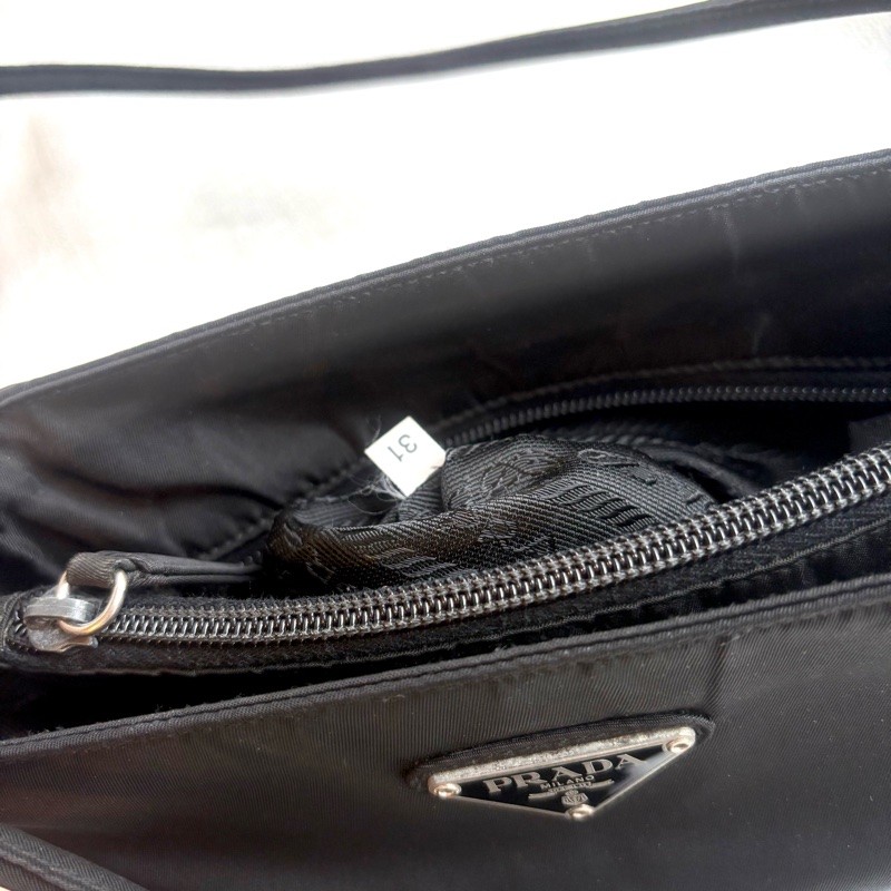 Prada 經典黑色尼龍托特包 Nylon tote bag 單肩包 手提包 23cm-22