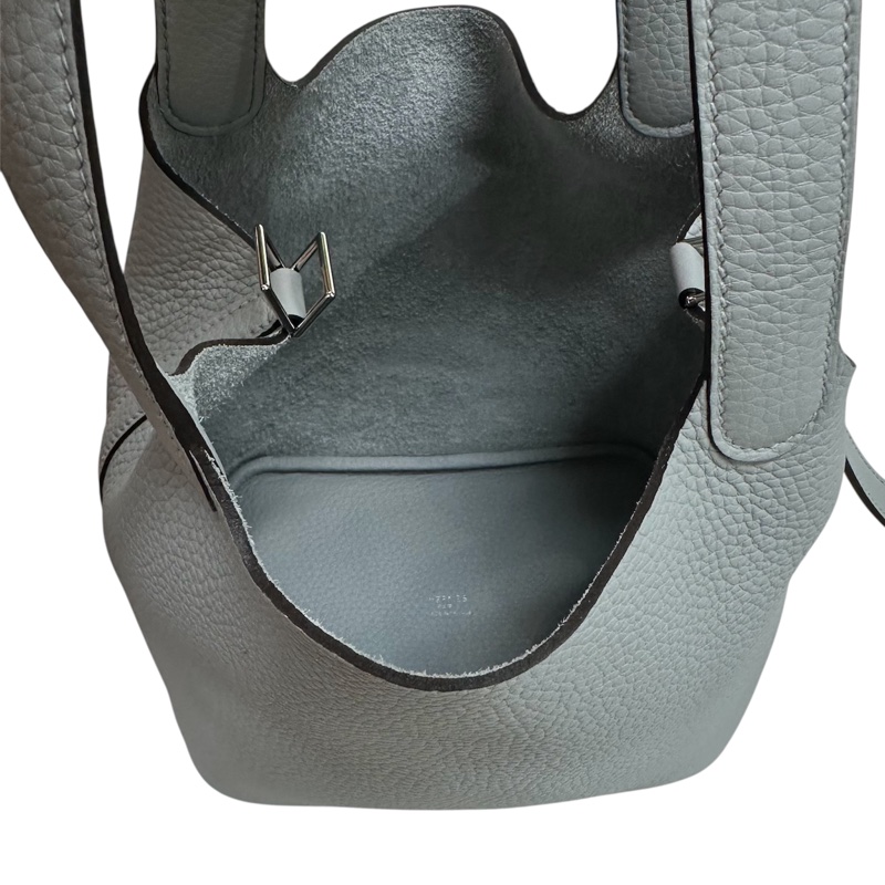 全新Hermès Picotin Lock 18 T/C CK8U Bleu Glacier冰川藍-5