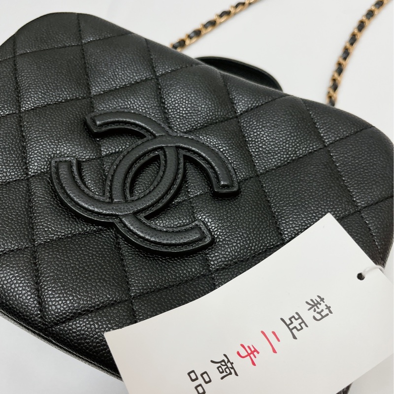 莉亞精品♡Chanel AS3909 手把化妝箱 黑色 二手-15