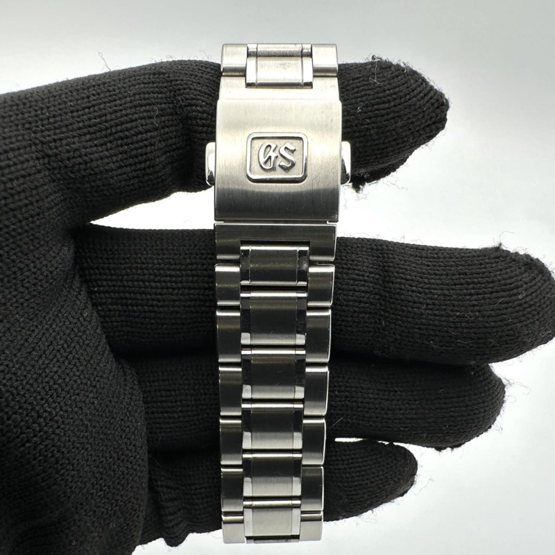 Grand Seiko SBGA401/9R65-0DH0 Heritage 系列 Spring Drive 動力儲存腕錶，黑色，男士款-10