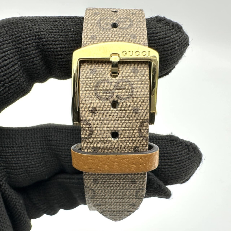 GUCCI Grip YA157420/157.4 石英錶，米奇與迪士尼聯名款，金色，男士-7