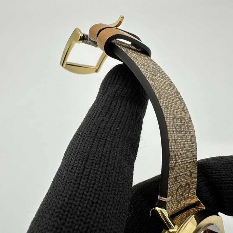 GUCCI Grip YA157420/157.4 石英錶，米奇與迪士尼聯名款，金色，男士-8