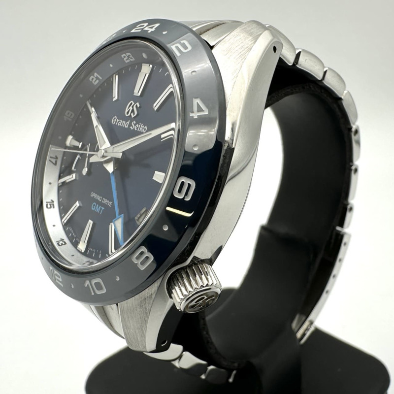 Grand Seiko Spring Drive SBGE255/9R66-0BB0 運動系列 GMT 日期腕錶,藍色,男士款-1