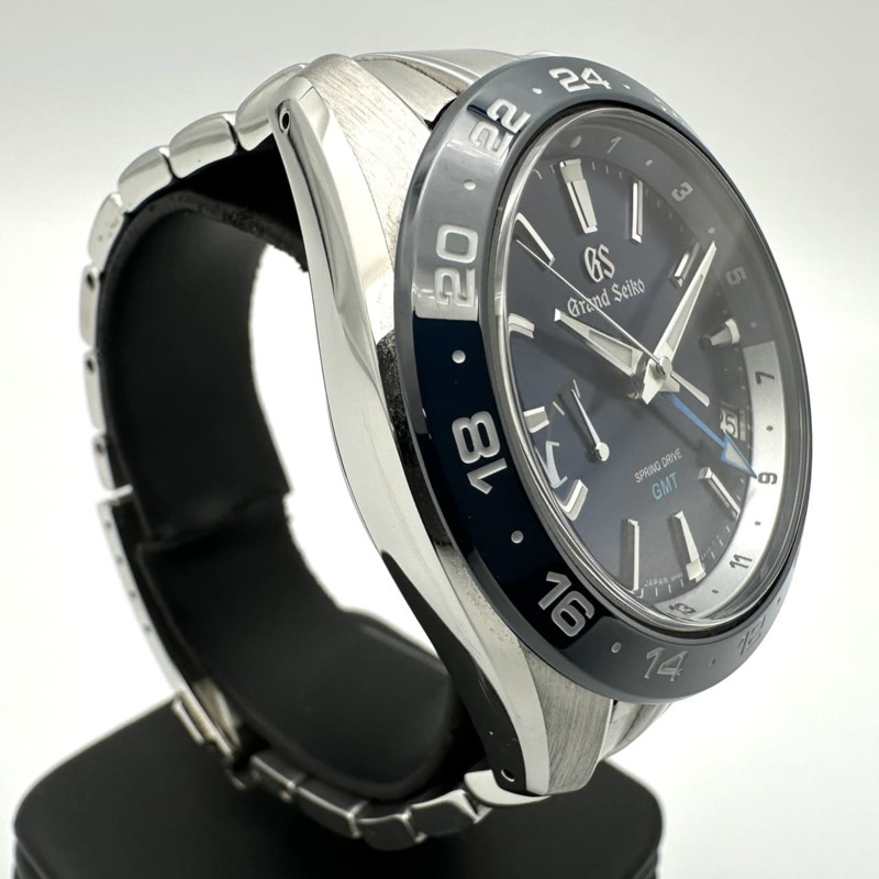 Grand Seiko Spring Drive SBGE255/9R66-0BB0 運動系列 GMT 日期腕錶,藍色,男士款-2