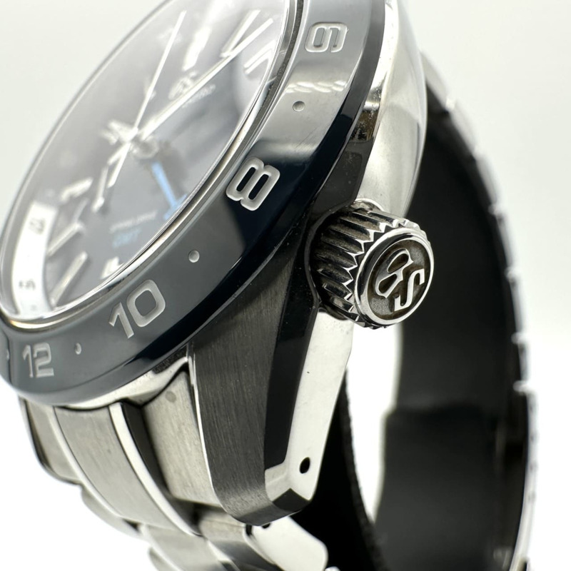 Grand Seiko Spring Drive SBGE255/9R66-0BB0 運動系列 GMT 日期腕錶,藍色,男士款-3
