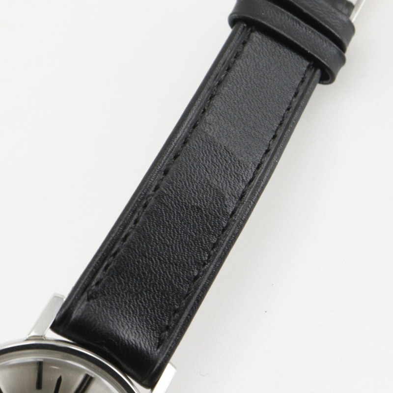 歐米茄日內瓦系列腕錶，625機芯，精鋼錶殼，皮革錶帶，手動上鍊，指針式顯示，銀色錶盤，男士款-8