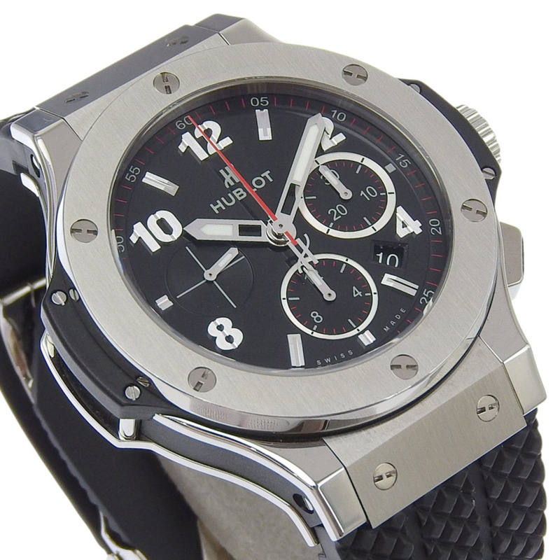 宇舶錶 Big Bang 腕錶 301.SX.130.RX 不鏽鋼 x 橡膠自動計時碼錶 黑色錶盤 BIG BANG 男錶-2