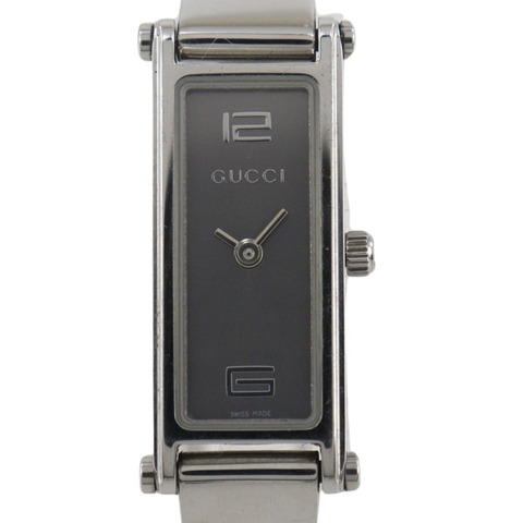 Gucci GUCCI 1500L 不鏽鋼石英模擬顯示銀色錶盤女士腕錶