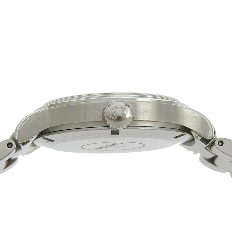 歐米茄經典系列日期顯示腕錶 5203.5 不鏽鋼自動機械男士腕錶 黑色錶盤-6