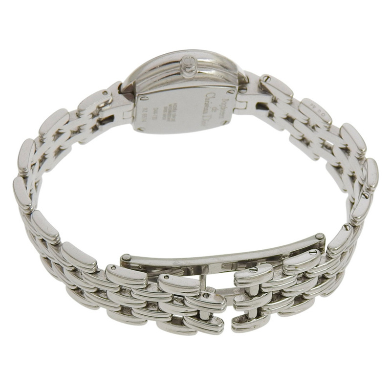 Christian Dior Bakira腕錶 D44.120 不鏽鋼石英模擬顯示 白色錶盤 女士款-4