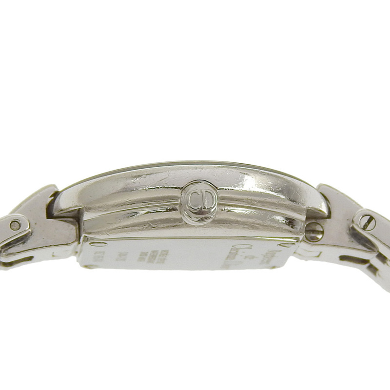 Christian Dior Bakira腕錶 D44.120 不鏽鋼石英模擬顯示 白色錶盤 女士款-6