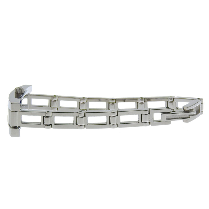 Gucci GUCCI 3900L 不鏽鋼石英模擬顯示女士腕錶，黑色錶盤-3