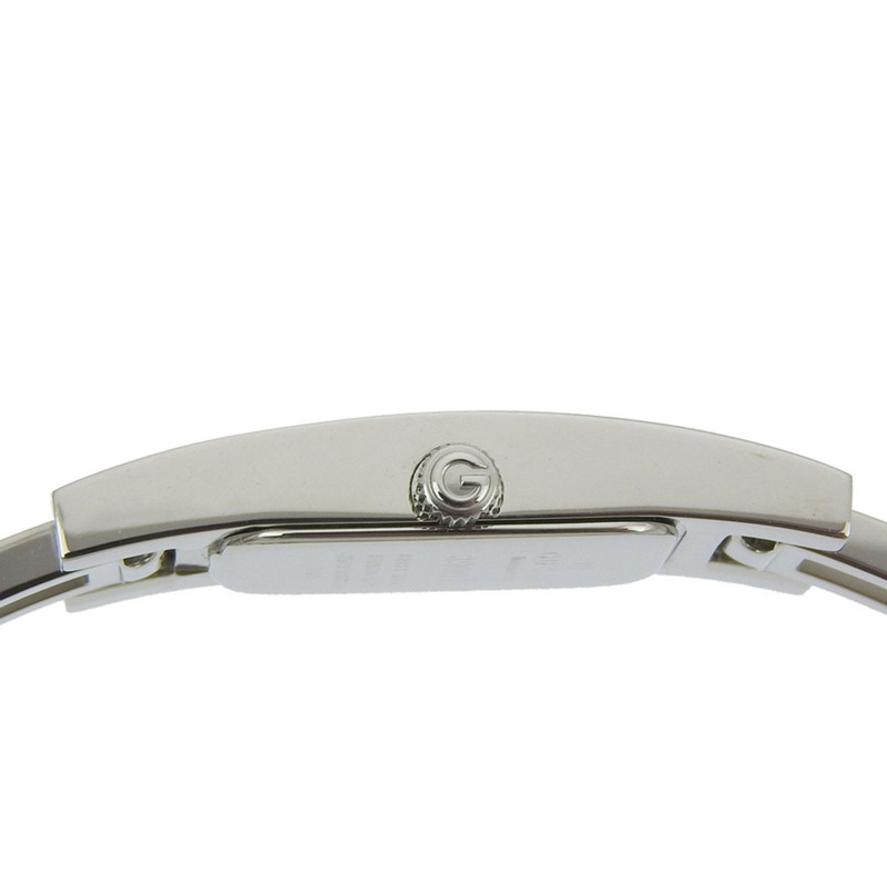 Gucci GUCCI 3900L 不鏽鋼石英模擬顯示女士腕錶，黑色錶盤-6