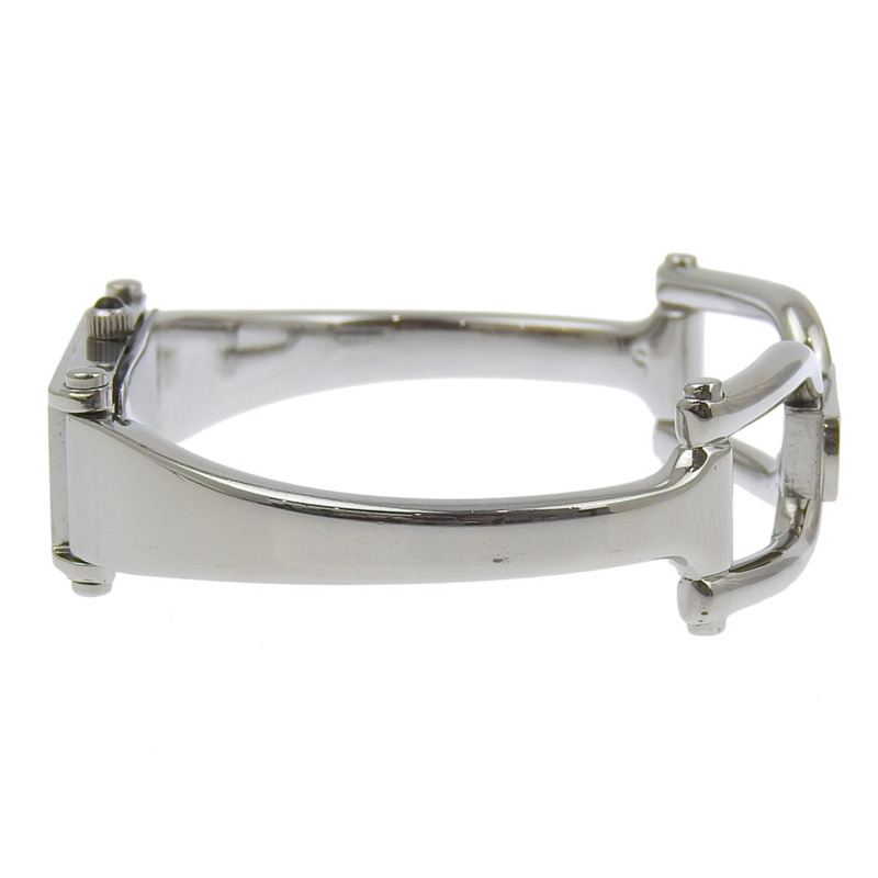 Gucci GUCCI 1500L 不鏽鋼石英模擬顯示女士腕錶,黑色錶盤-2