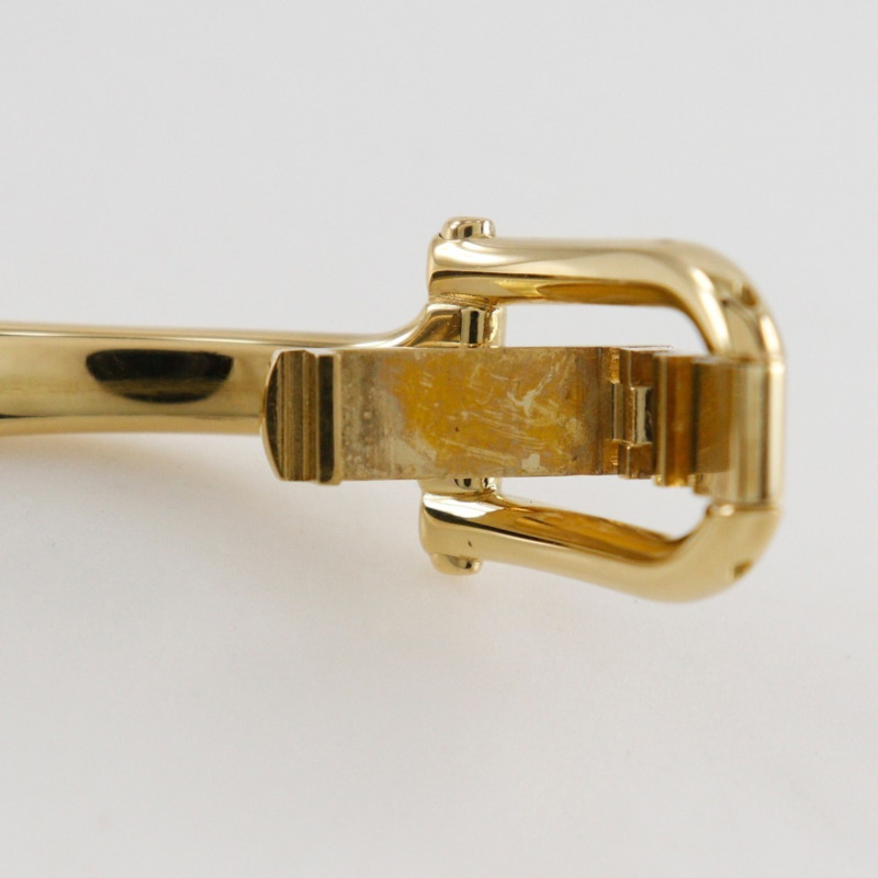 Gucci GUCCI 1500L 鍍金石英模擬顯示女士腕錶,黑色錶盤-10