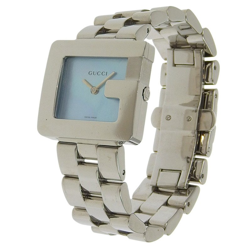 Gucci G 腕錶 3600J 不鏽鋼石英模擬顯示藍色錶盤 女士款-1