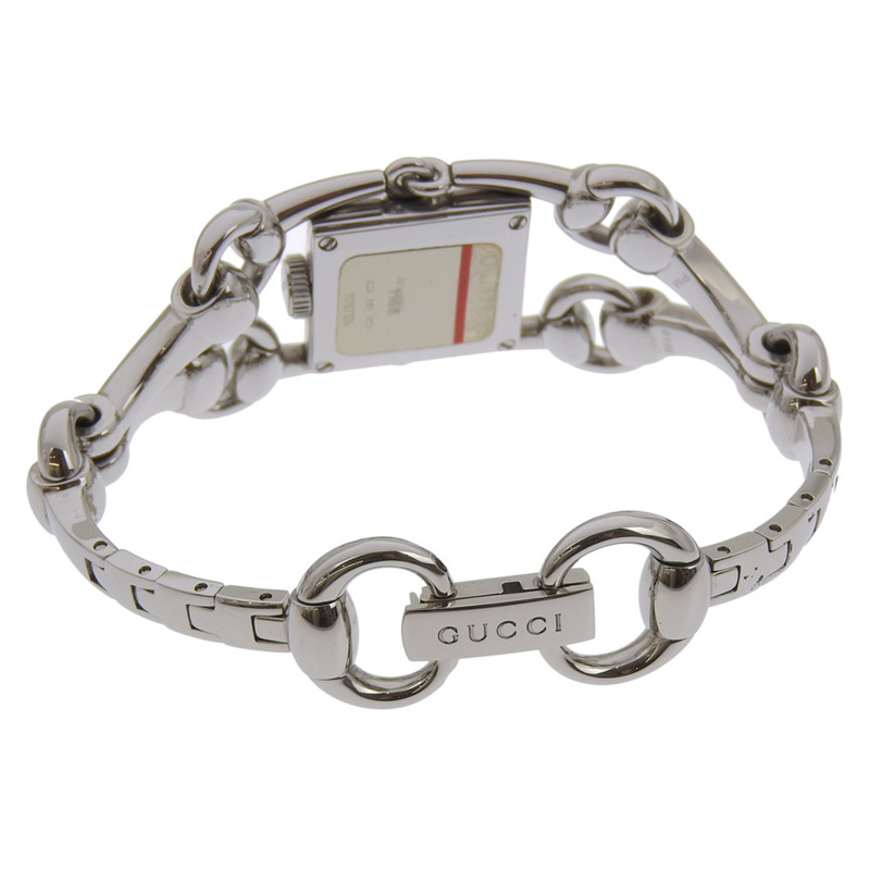 Gucci Signoria 116.5 女士腕錶,不鏽鋼石英指針式顯示,藍色錶盤-4