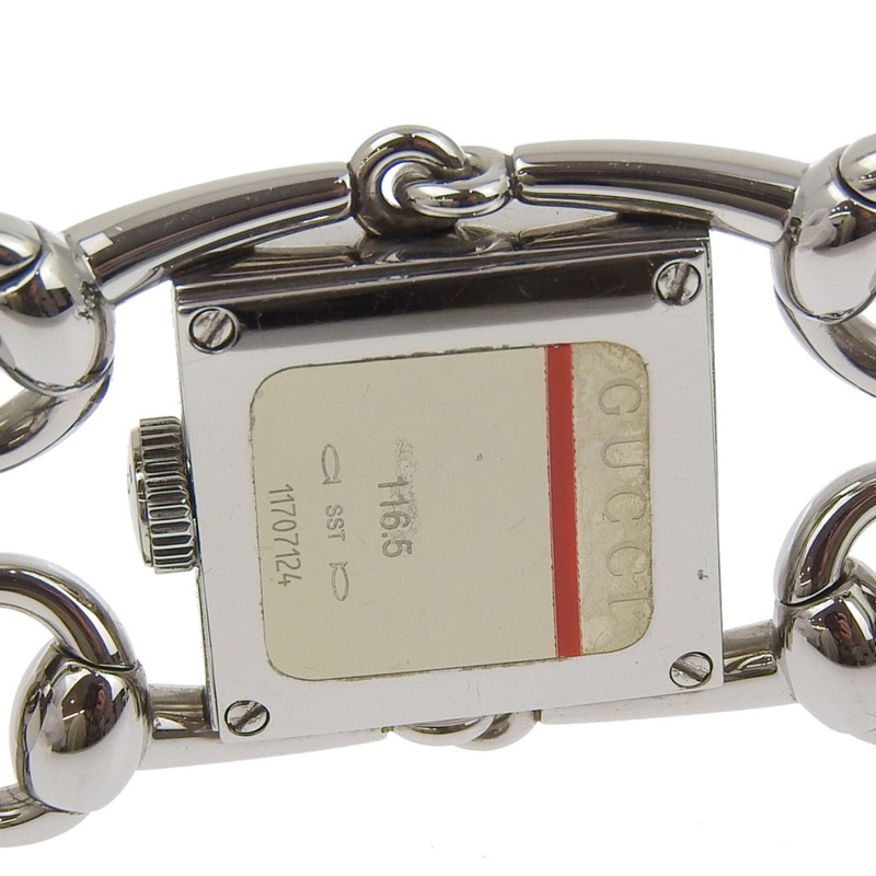 Gucci Signoria 116.5 女士腕錶,不鏽鋼石英指針式顯示,藍色錶盤-5