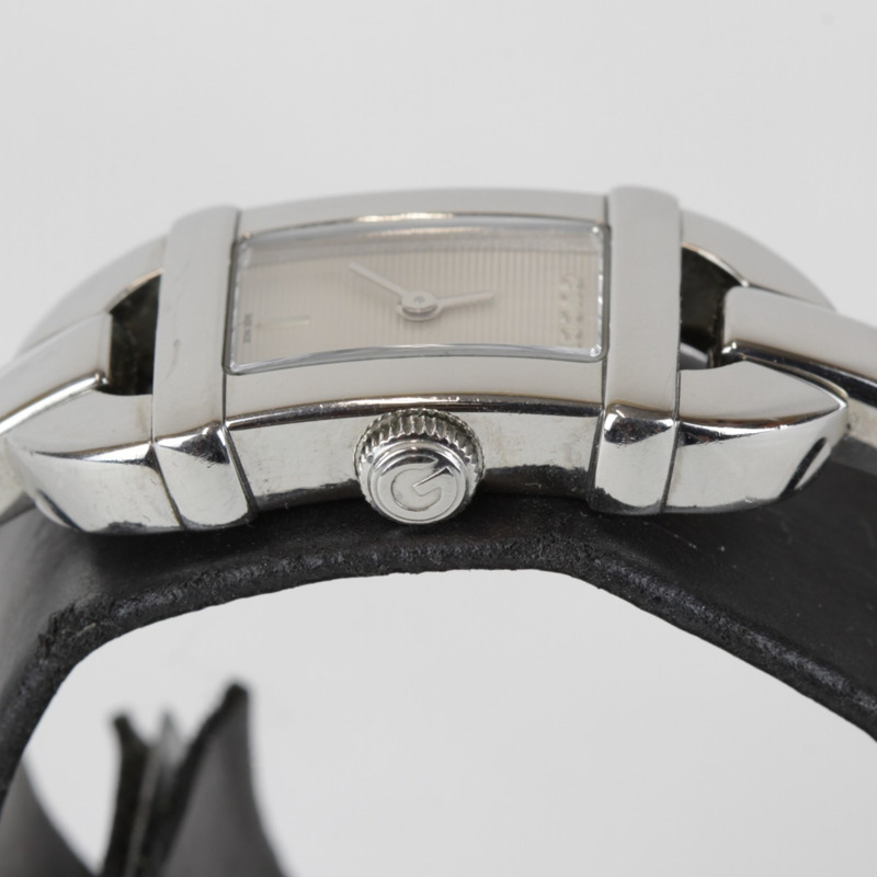 GUCCI 6800L 不鏽鋼女士石英手鐲錶-5