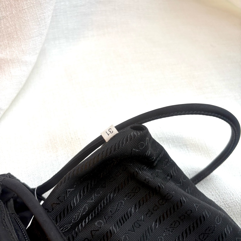 Prada 經典黑色尼龍托特包 Nylon tote bag 單肩包 手提包 23cm-17