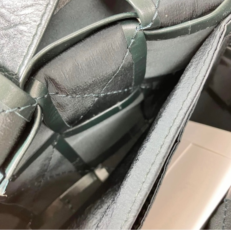 Cassette Belt Bag 4X2 8格 深墨綠色 亮牛皮-9