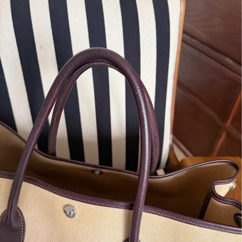 愛馬仕36花園米棕色-1