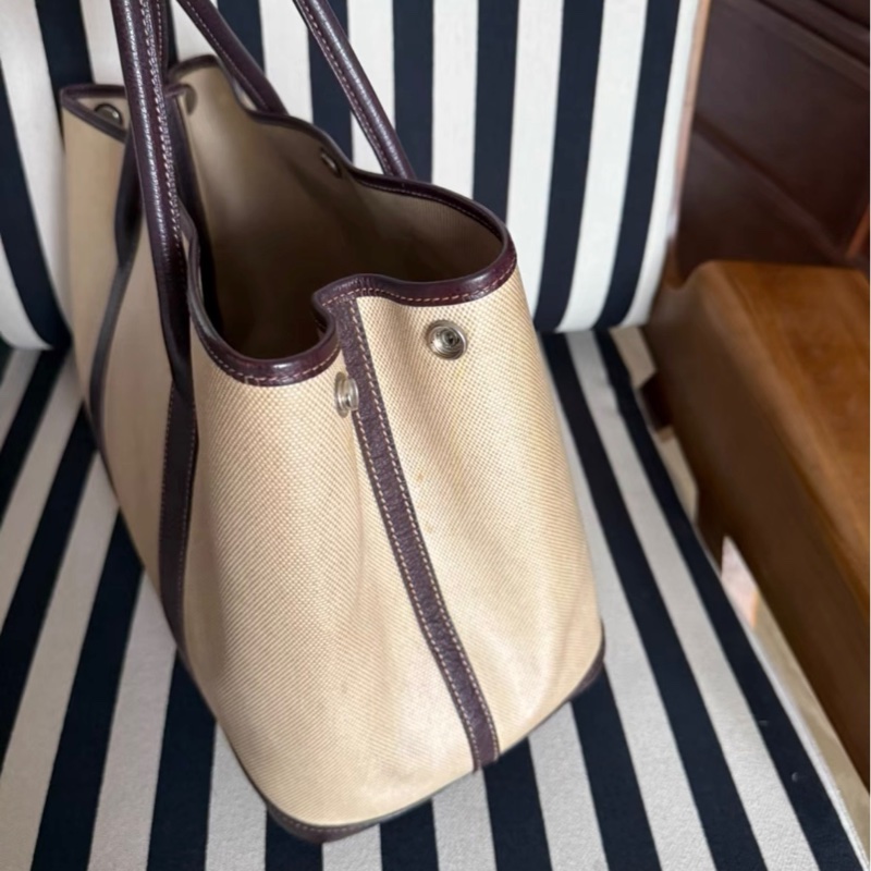愛馬仕36花園米棕色-3