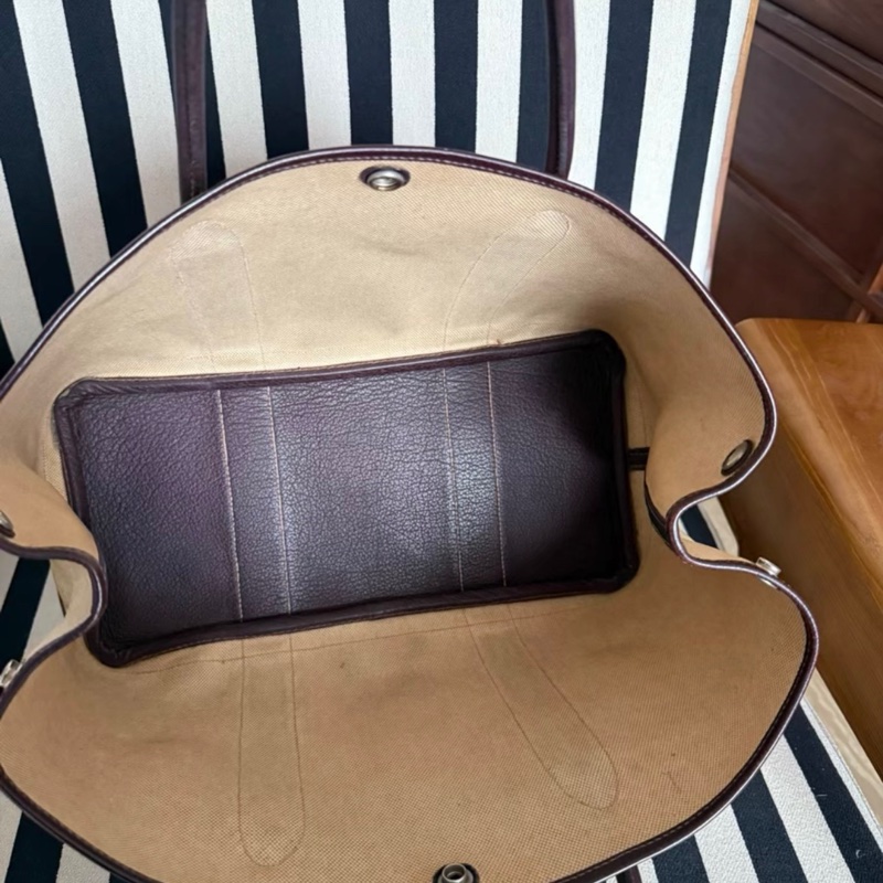 愛馬仕36花園米棕色-11