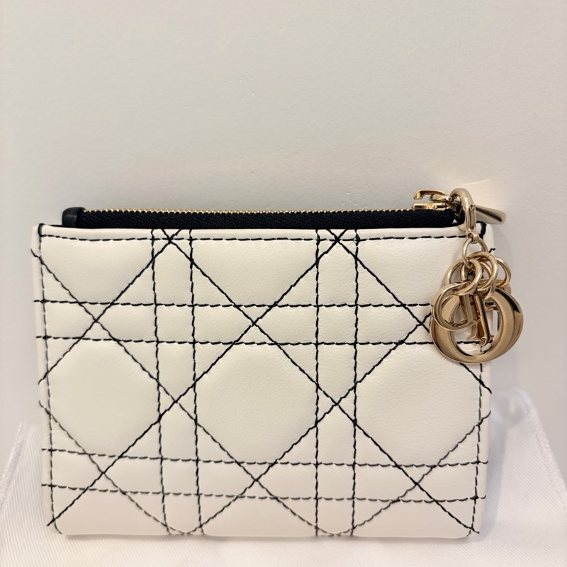 DIOR 短夾 Lady Dior Dahlia 日本限定款-0