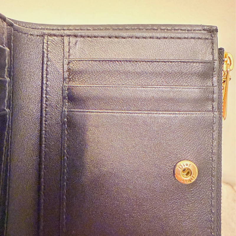 DIOR 短夾 Lady Dior Dahlia 日本限定款-5