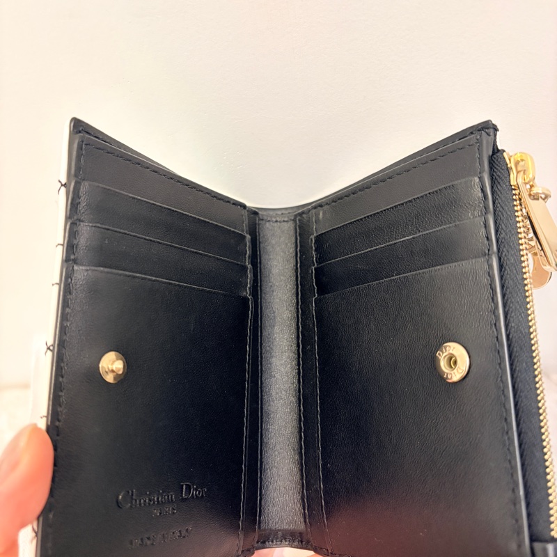 DIOR 短夾 Lady Dior Dahlia 日本限定款-4