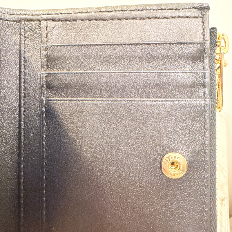 DIOR 短夾 Lady Dior Dahlia 日本限定款-6