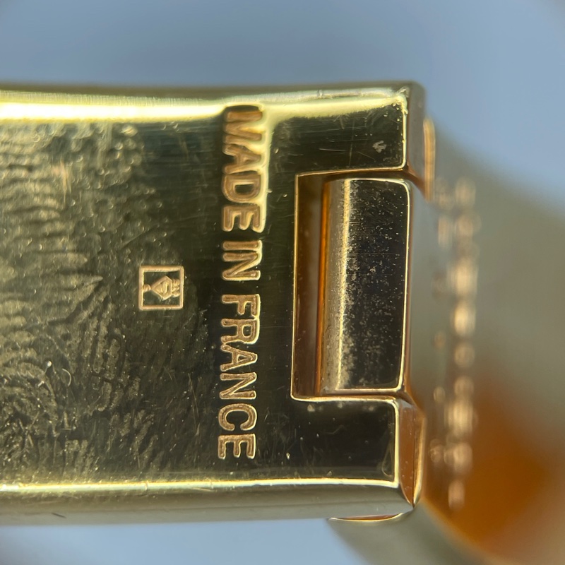 Hermes 97新 ST碼閒置 Clic H手環黑色/金 /PM-11