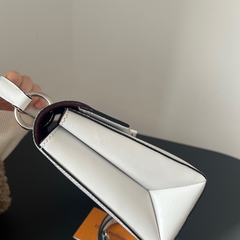 LV Grenelle白色手提單肩包-3