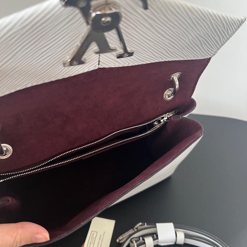 LV Grenelle白色手提單肩包-9