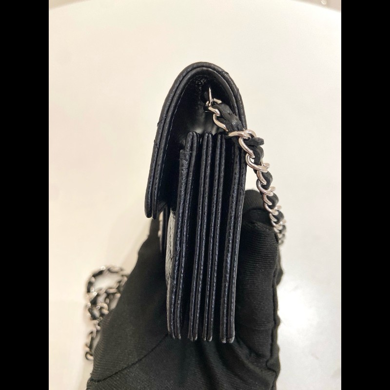 Chanel 黑金荔枝牛皮mini 風琴鏈條包
卡包-4