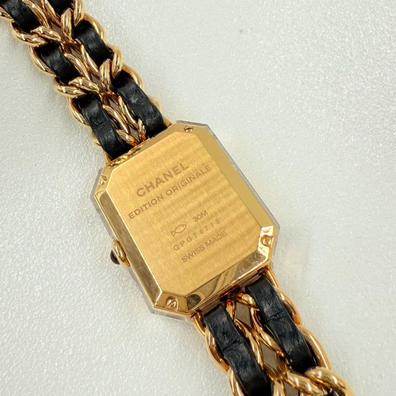 CHANEL - 金色18K皮穿鍊 Première 首映錶-8