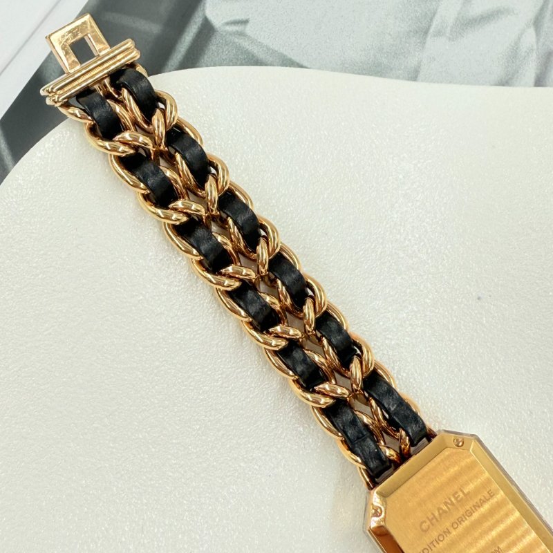 CHANEL - 金色18K皮穿鍊 Première 首映錶-9