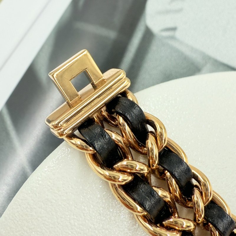 CHANEL - 金色18K皮穿鍊 Première 首映錶-18